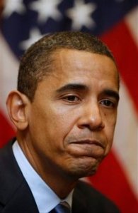 Obama sad